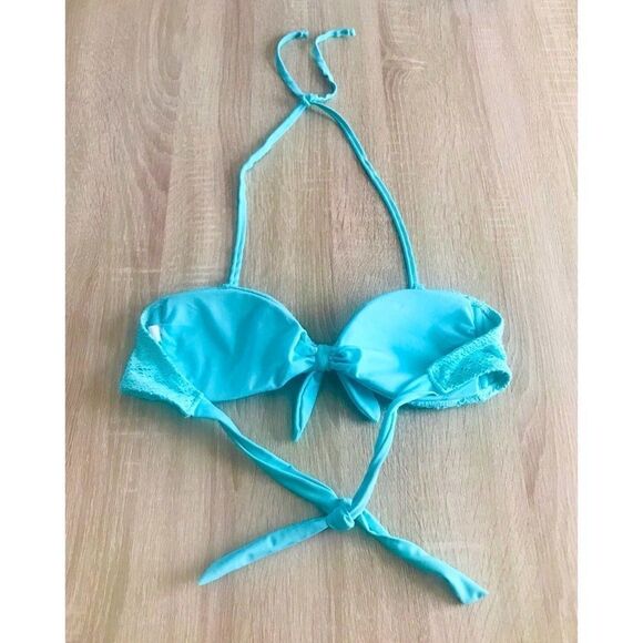Mint Green SO “Size L” Bandeau Swimsuit / Bikini Top - Picture 2 of 3